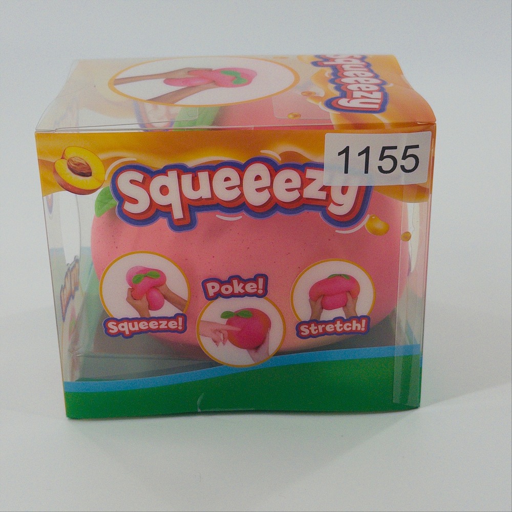 Sunny Days Squeezy Peach Toy Kids OS Pink Jumbo Sensory Stress Reliever Squishy